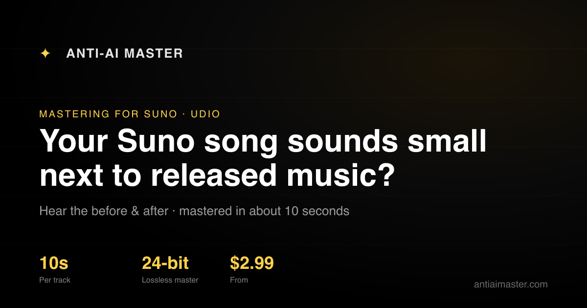 LUFS Loudness Targets for Spotify, Apple Music & YouTube (2026) | Anti ...
